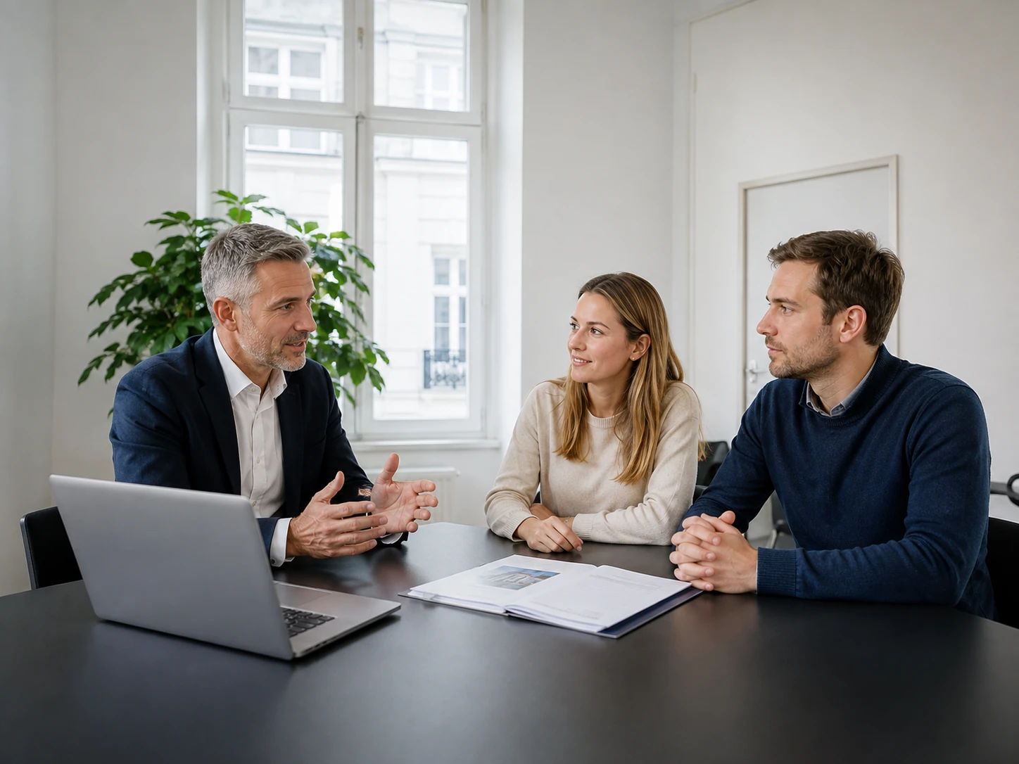 Gespräch über Immobilien, Unternehmen und Nachfolge